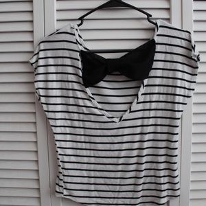 Striped Bow Shirt